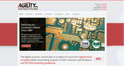 Desktop Screenshot of agilitymfg.com